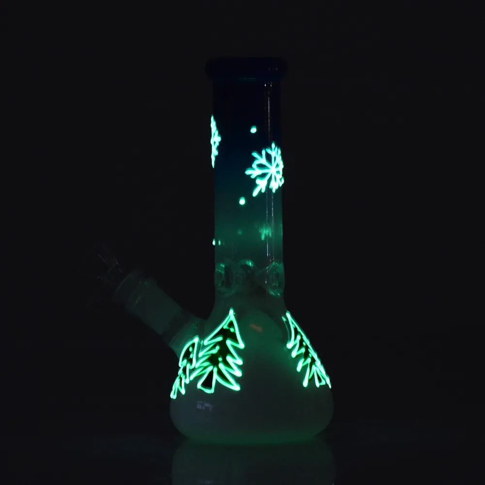 Santa Claus Glass Beaker