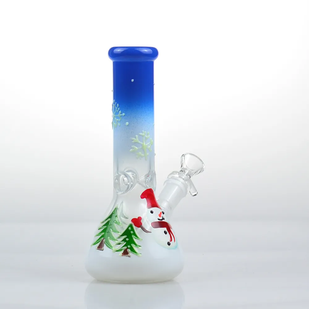 Santa Claus Glass Beaker