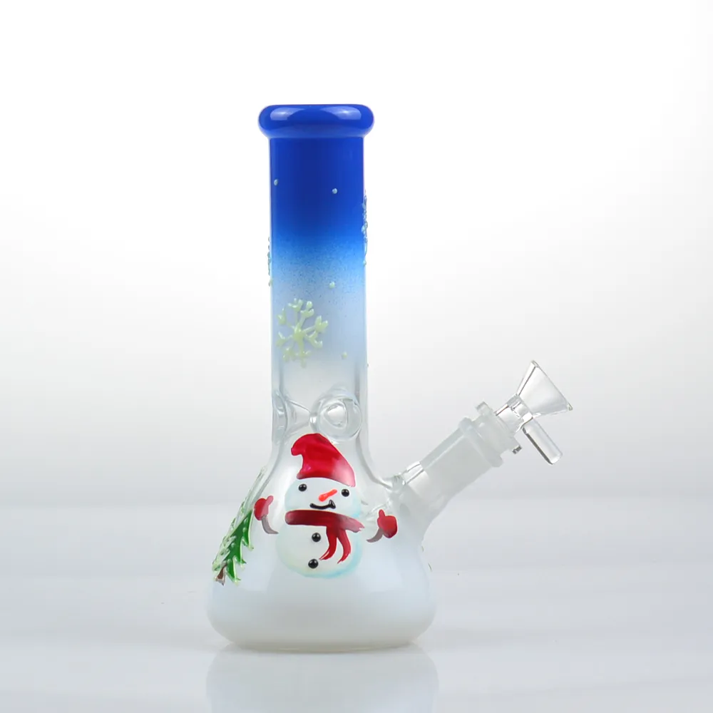 Santa Claus Glass Beaker