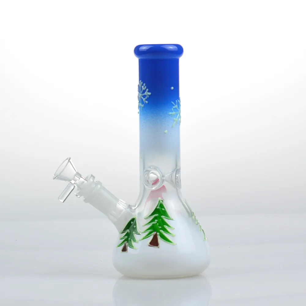 Santa Claus Glass Beaker