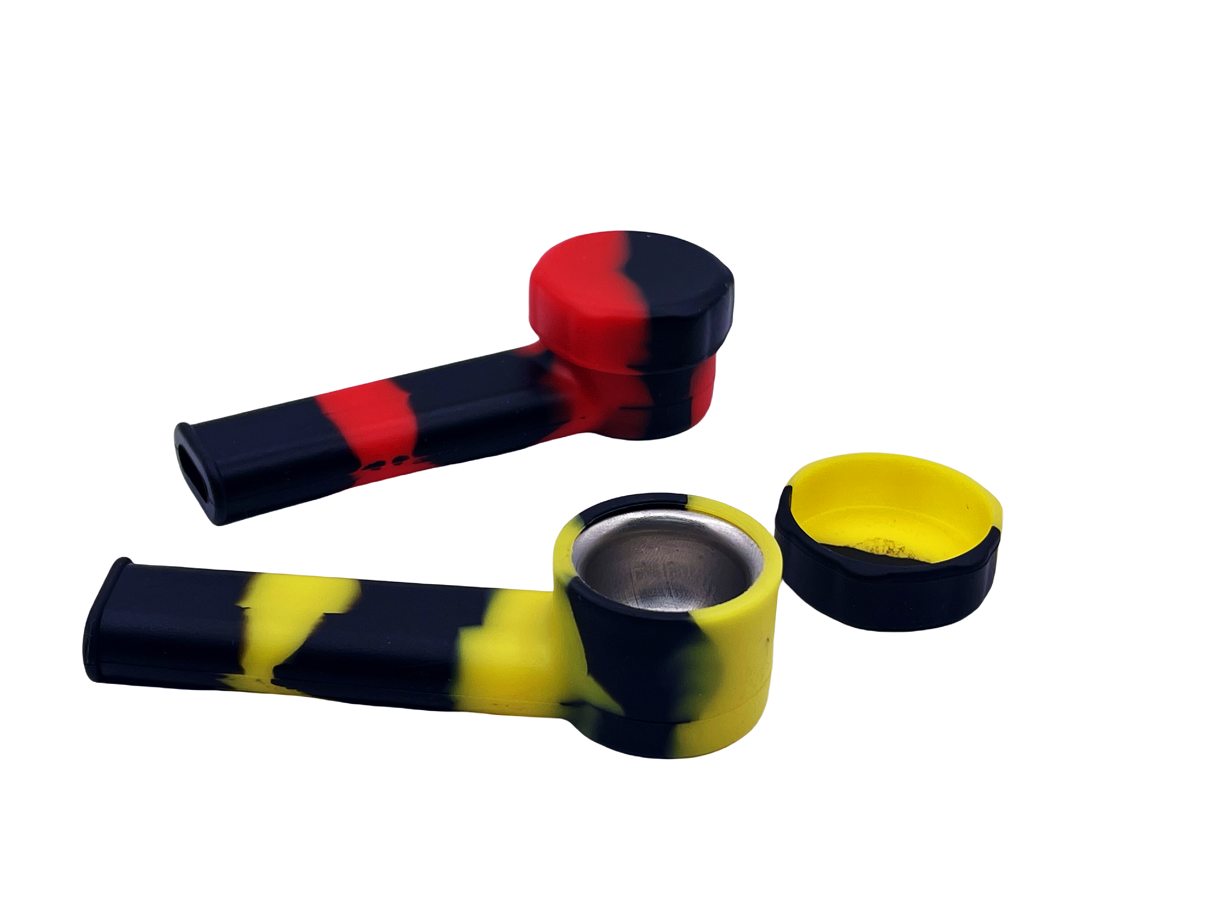 Balai Unbreakable Silicone Smoking Pipe Easy Clean Anti-Block Design Random Colour 3 Styles