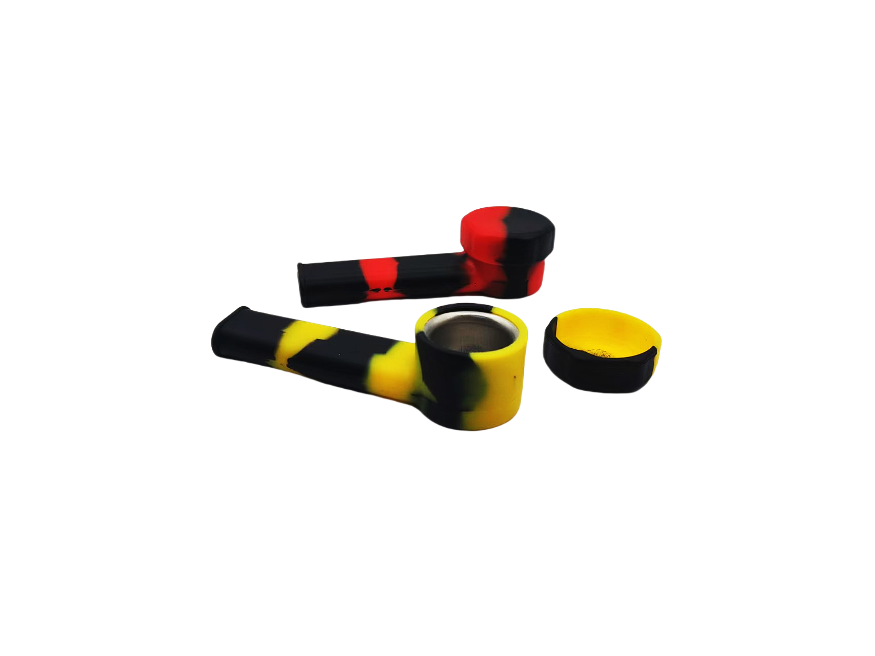 Balai Unbreakable Silicone Smoking Pipe Easy Clean Anti-Block Design Random Colour 3 Styles