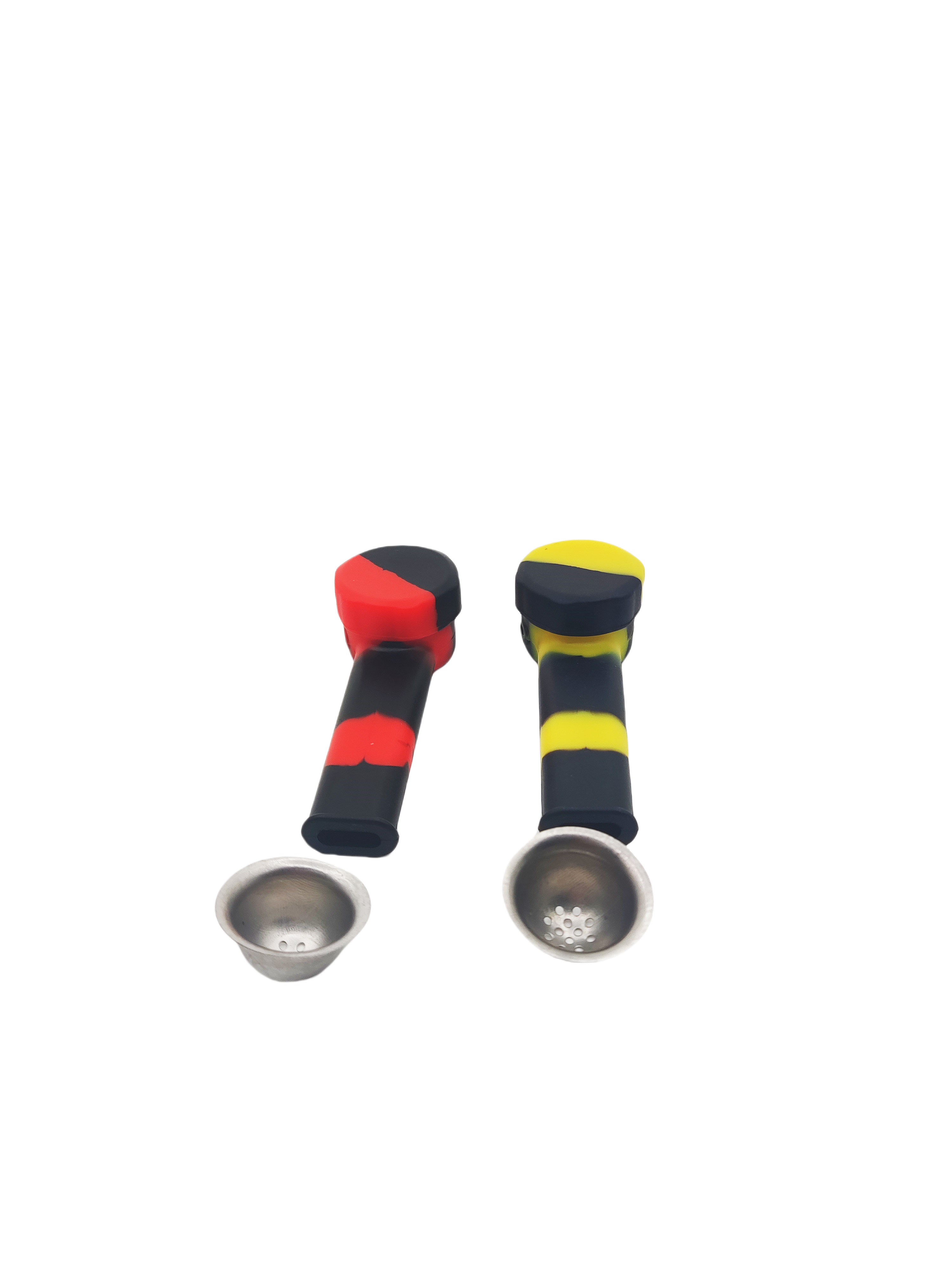 Balai Unbreakable Silicone Smoking Pipe Easy Clean Anti-Block Design Random Colour 3 Styles