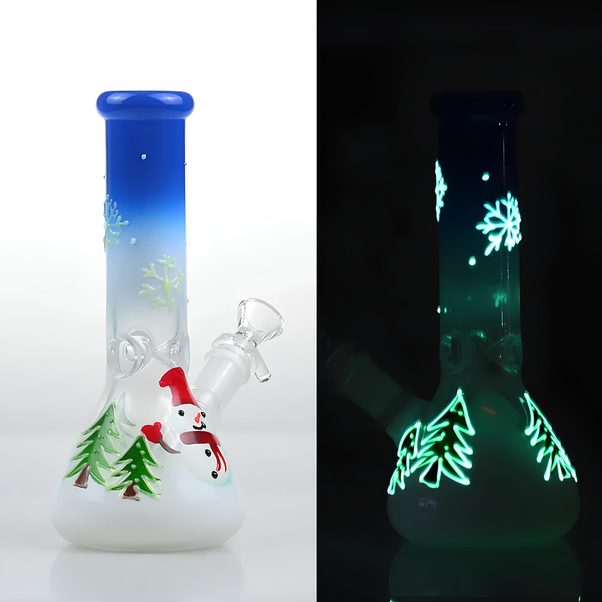 Santa Claus Glass Beaker