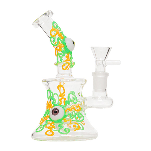 One-eyed glass beaker