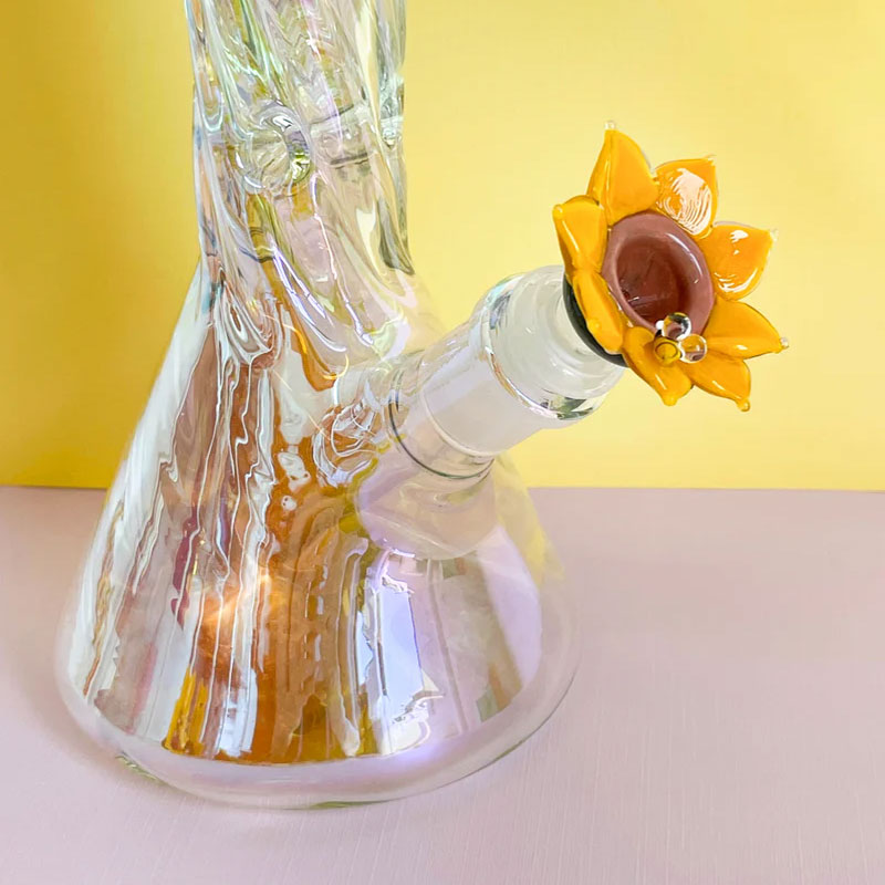 Rainbow Swirl Glass Pipe