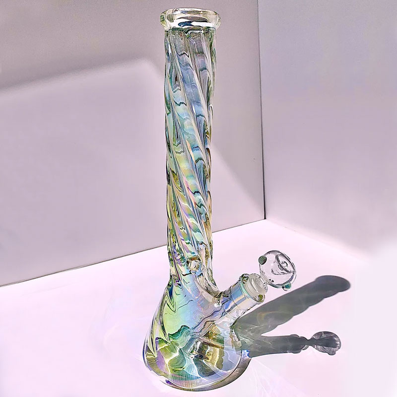 Rainbow Swirl Glass Pipe