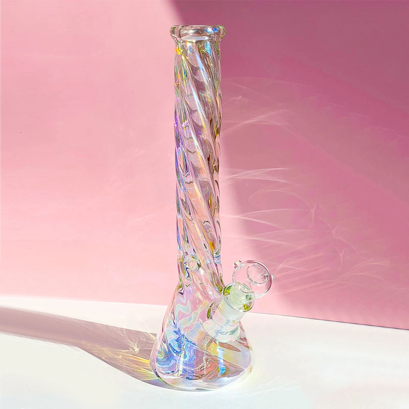 Rainbow Swirl Glass Pipe