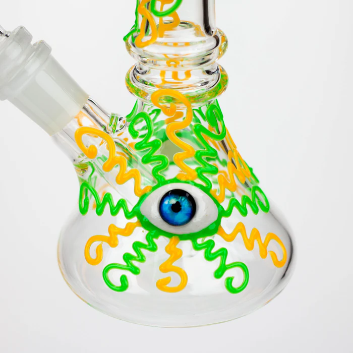 One-eyed glass beaker