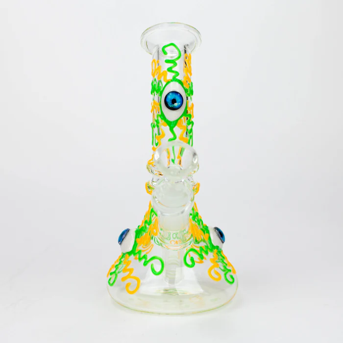 One-eyed glass beaker