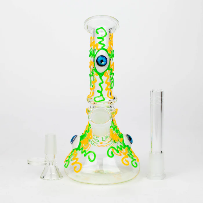 One-eyed glass beaker