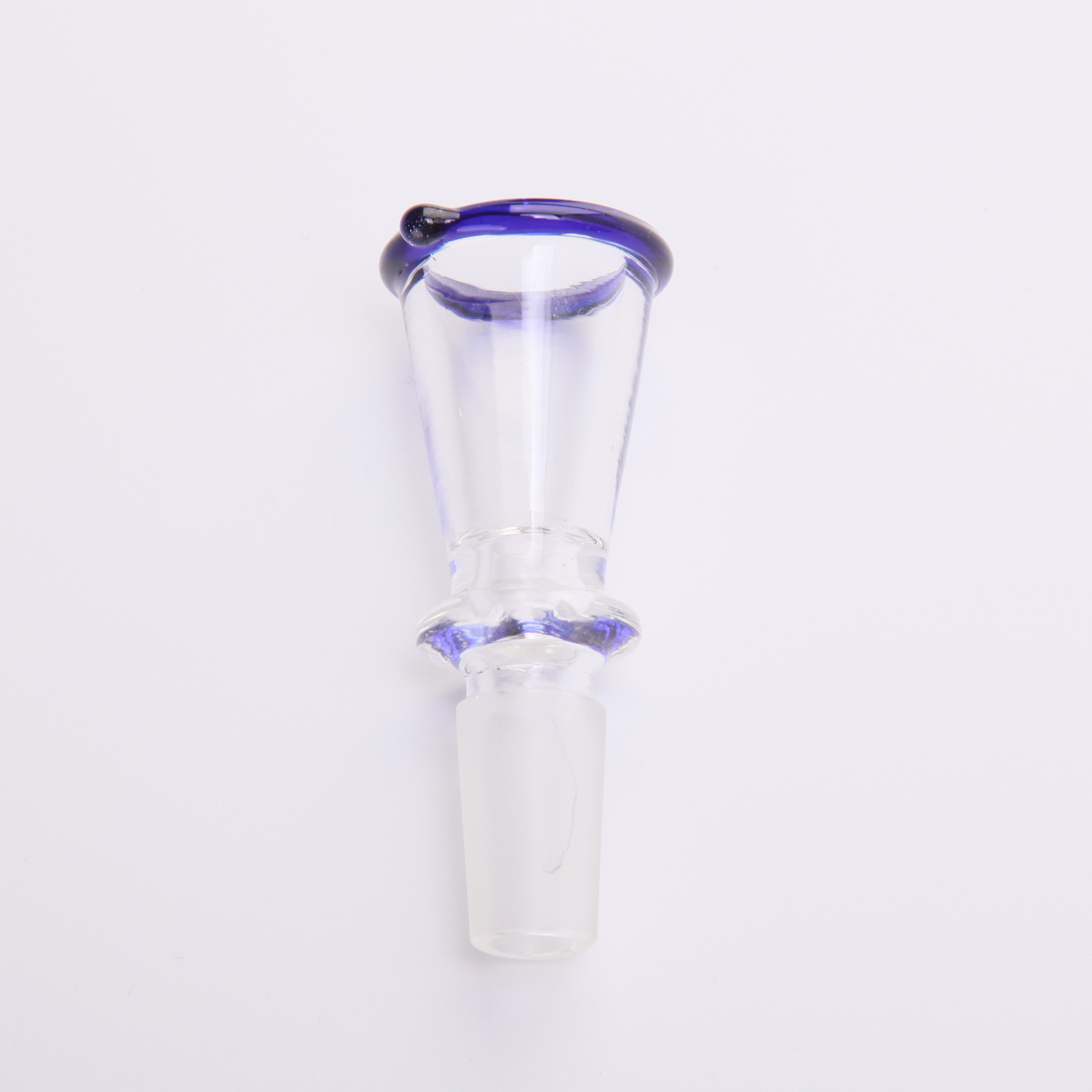 Blue snowflake bowl piece