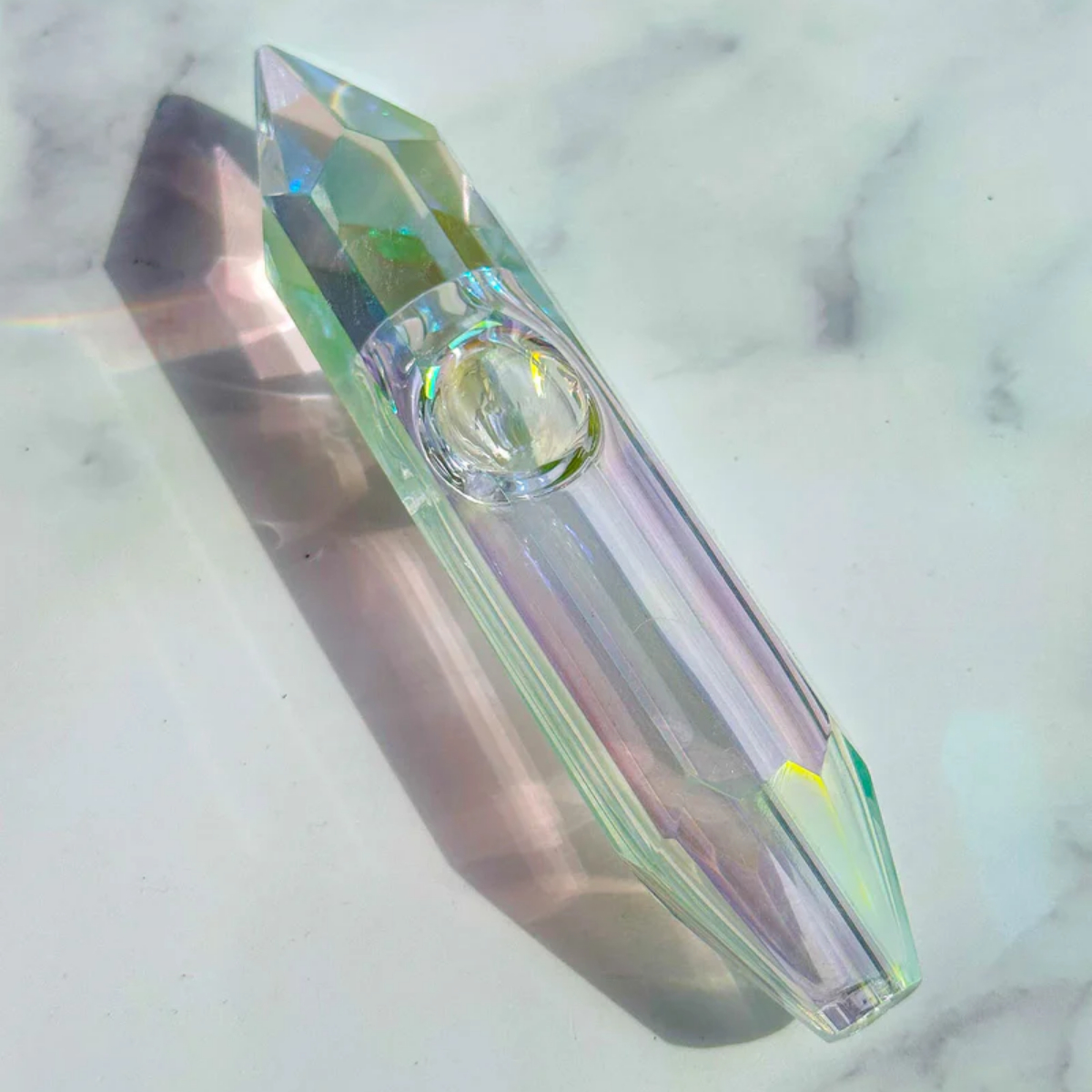 Romantic Crystal Glass Handle