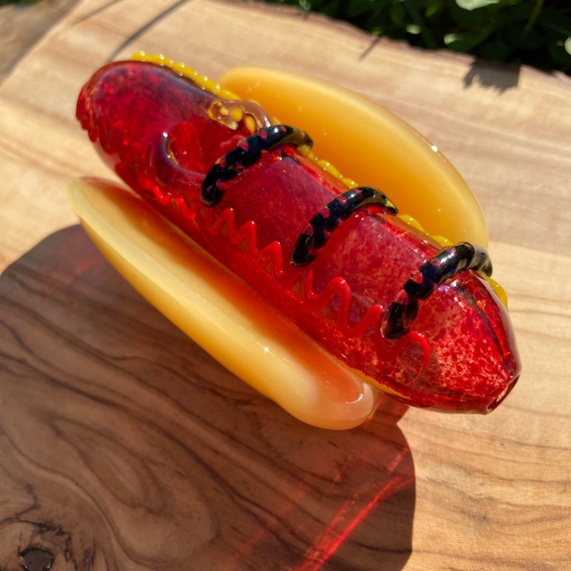 Hot Dog Glass Handle