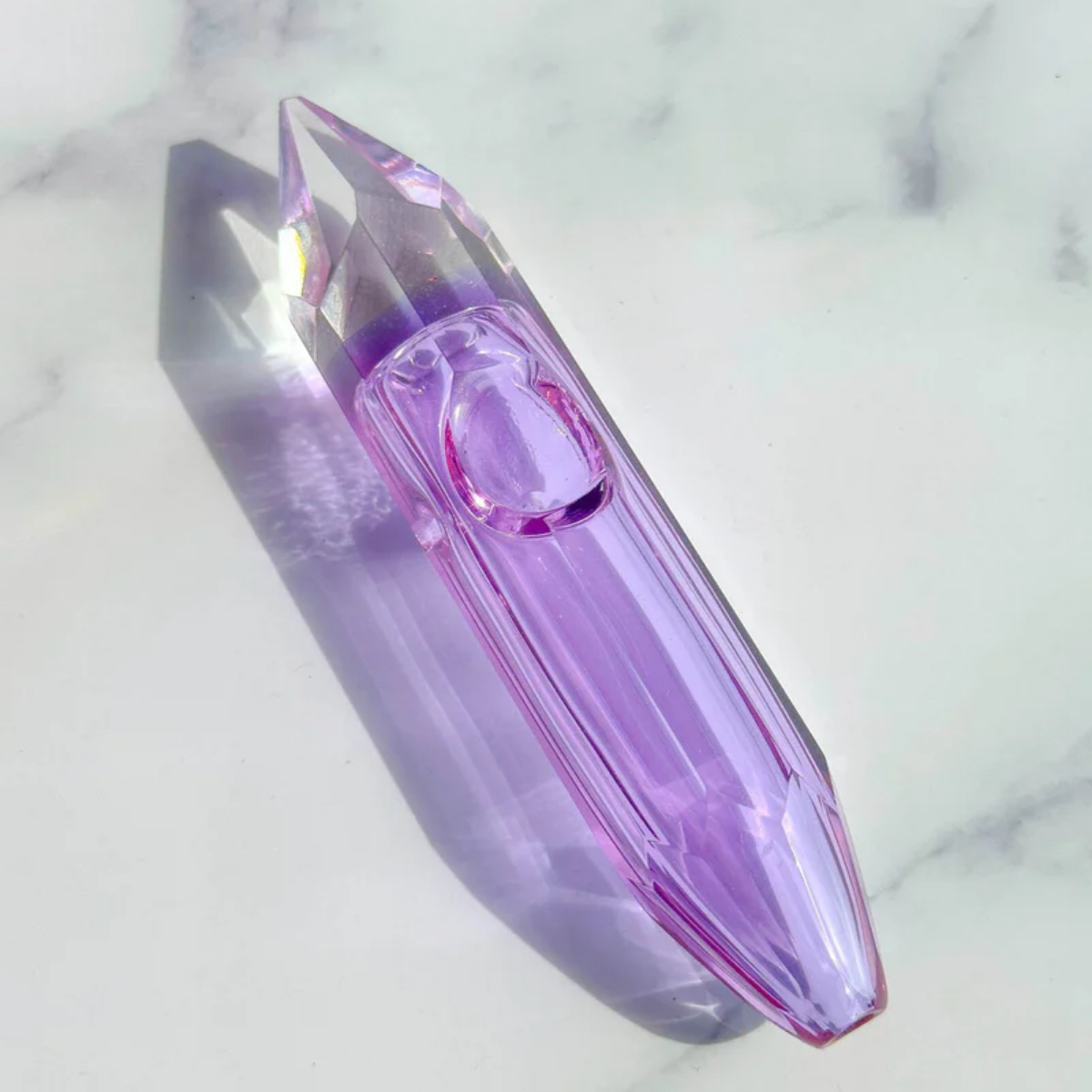 Romantic Crystal Glass Handle