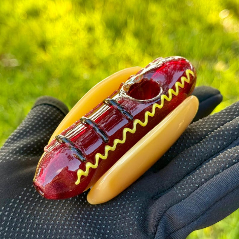 Hot Dog Glass Handle
