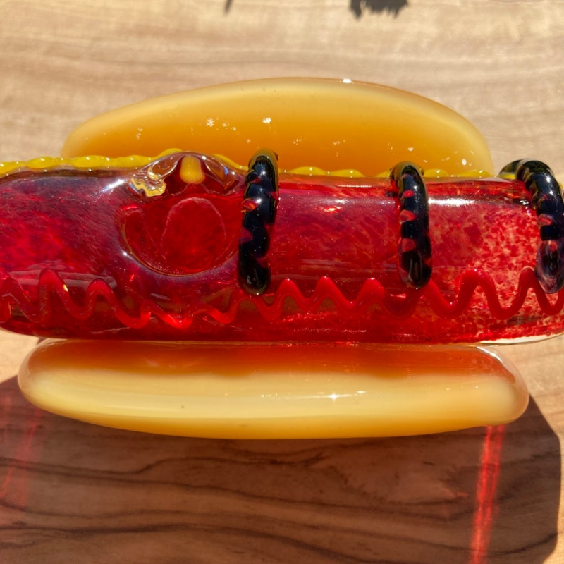Hot Dog Glass Handle
