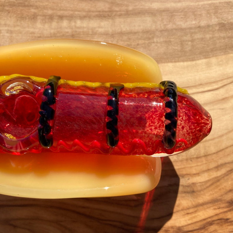 Hot Dog Glass Handle