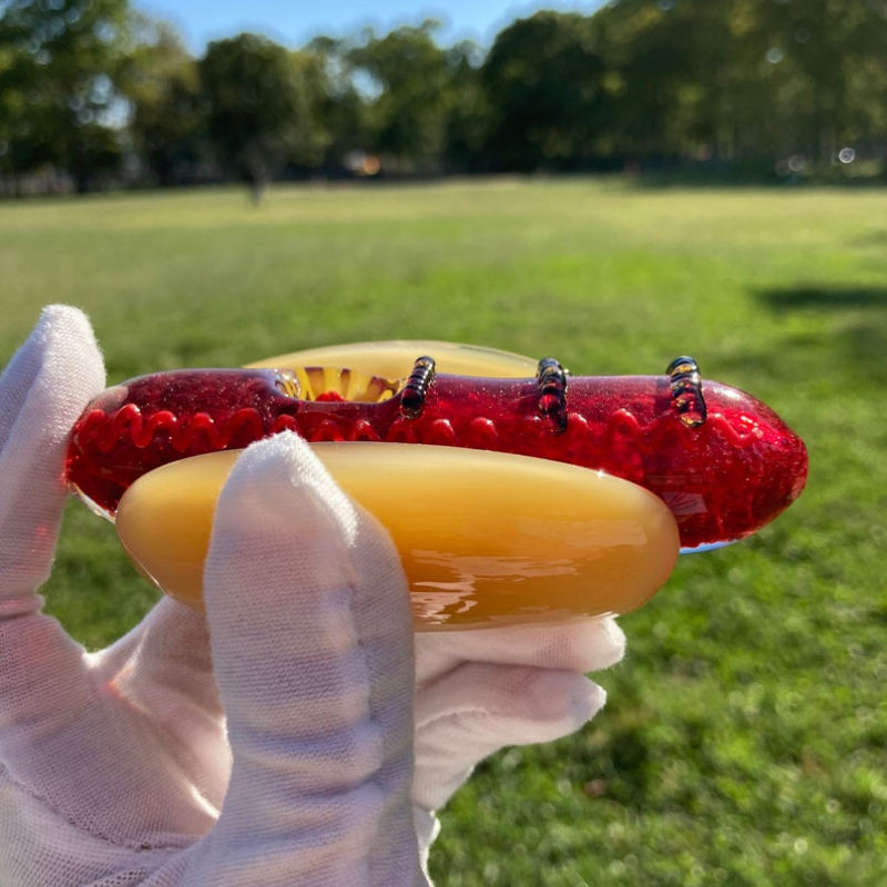 Hot Dog Glass Handle