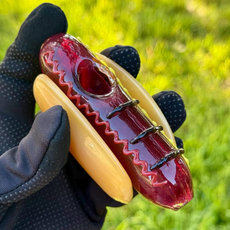 Hot Dog Glass Handle
