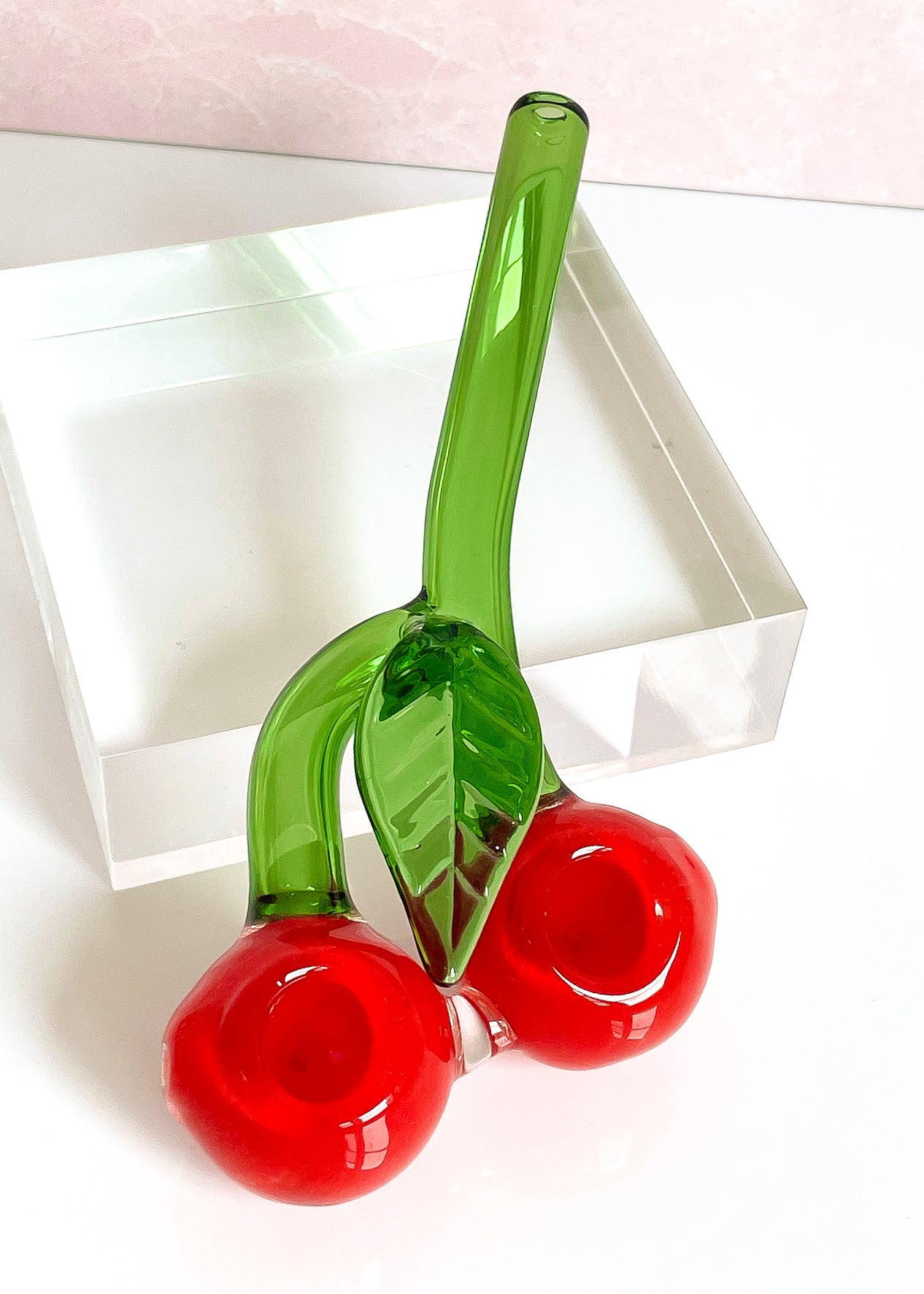 Double Bowl Cherry Handle