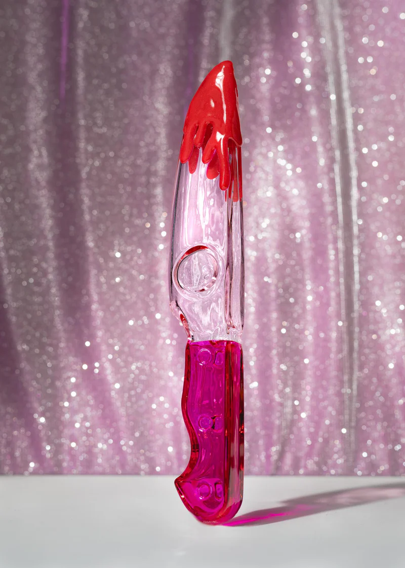 Knife Glass Handle