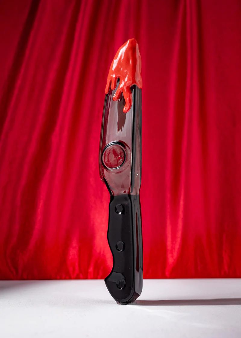 Knife Glass Handle