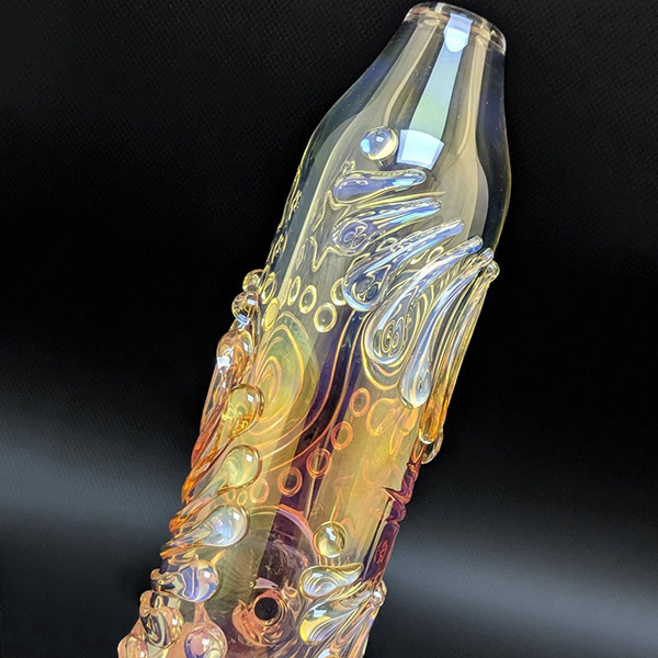 Swirls and Stars Glass Handle