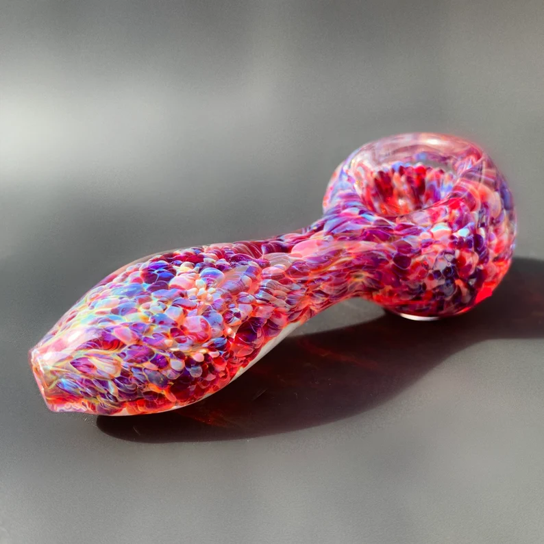 Purple Peanut Glass Handle