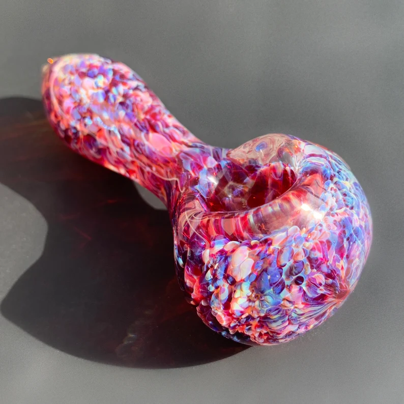 Purple Peanut Glass Handle