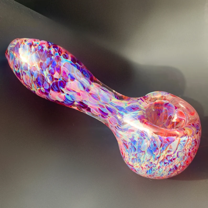 Purple Peanut Glass Handle
