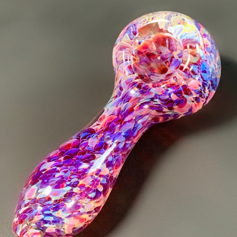 Purple Peanut Glass Handle
