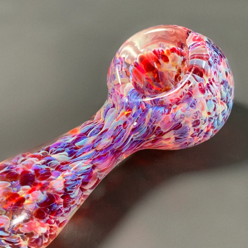 Purple Peanut Glass Handle