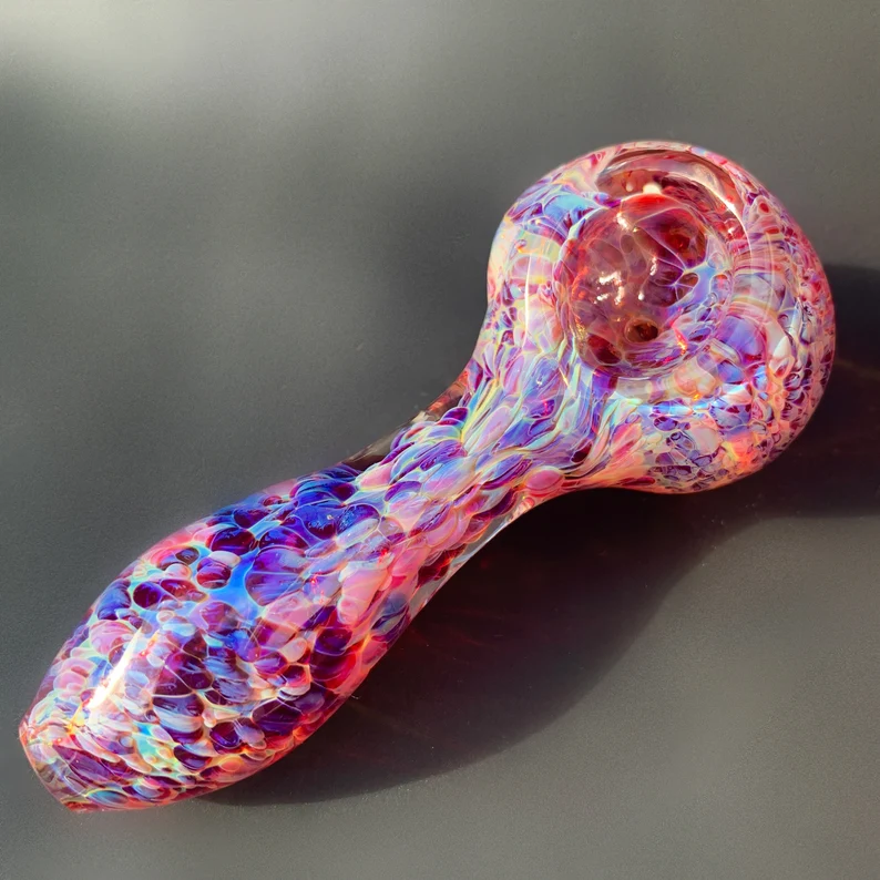 Purple Peanut Glass Handle
