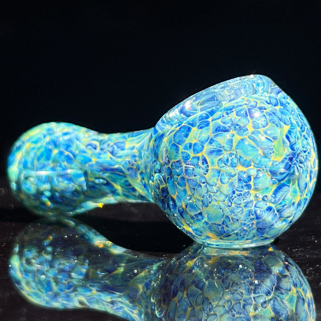 Blue Peanut Glass Handle