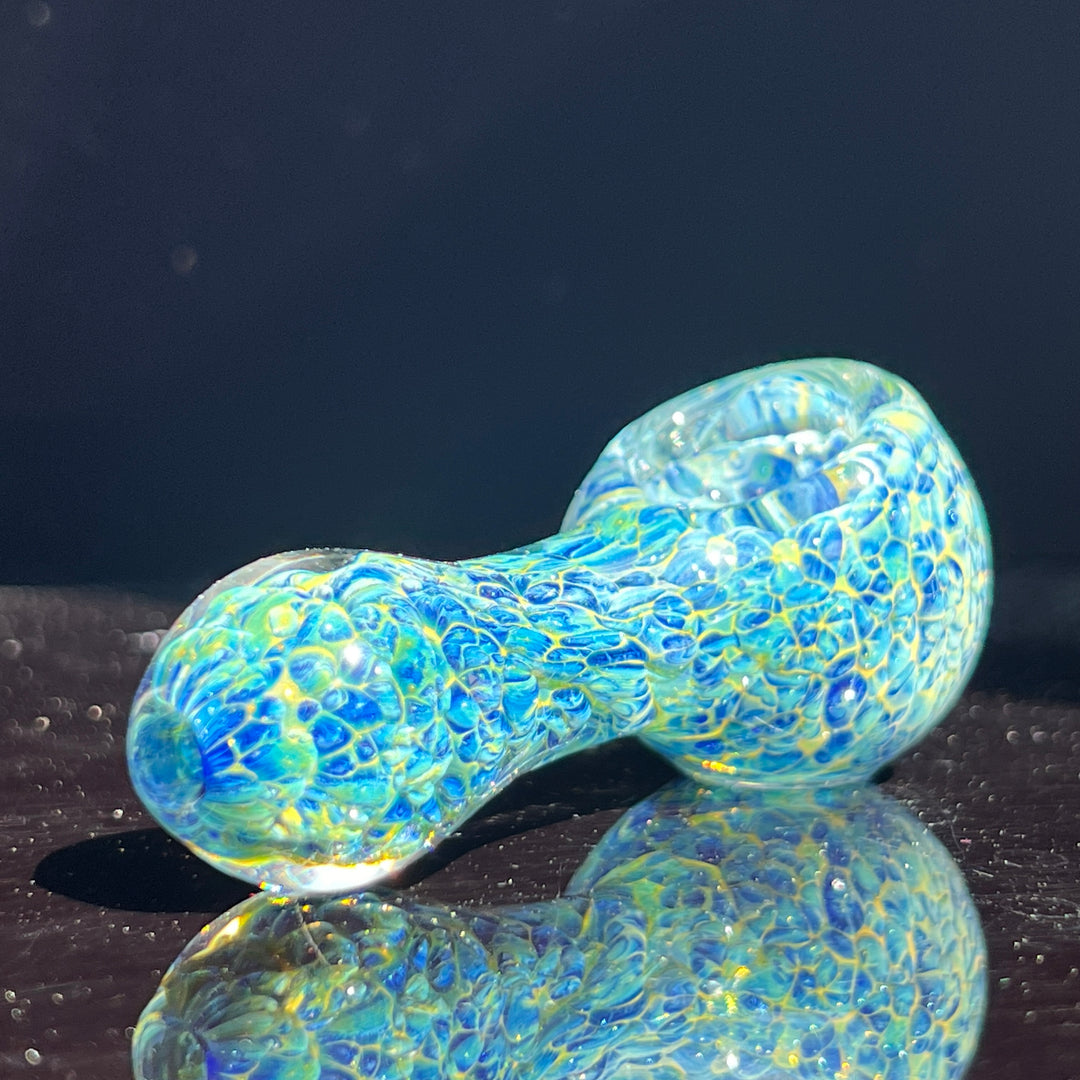 Blue Peanut Glass Handle