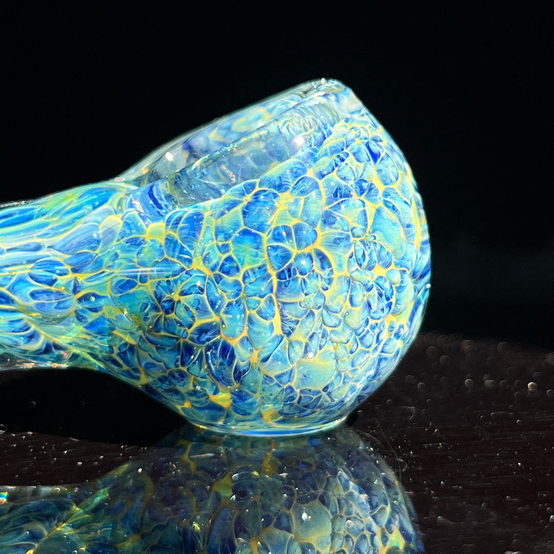 Blue Peanut Glass Handle