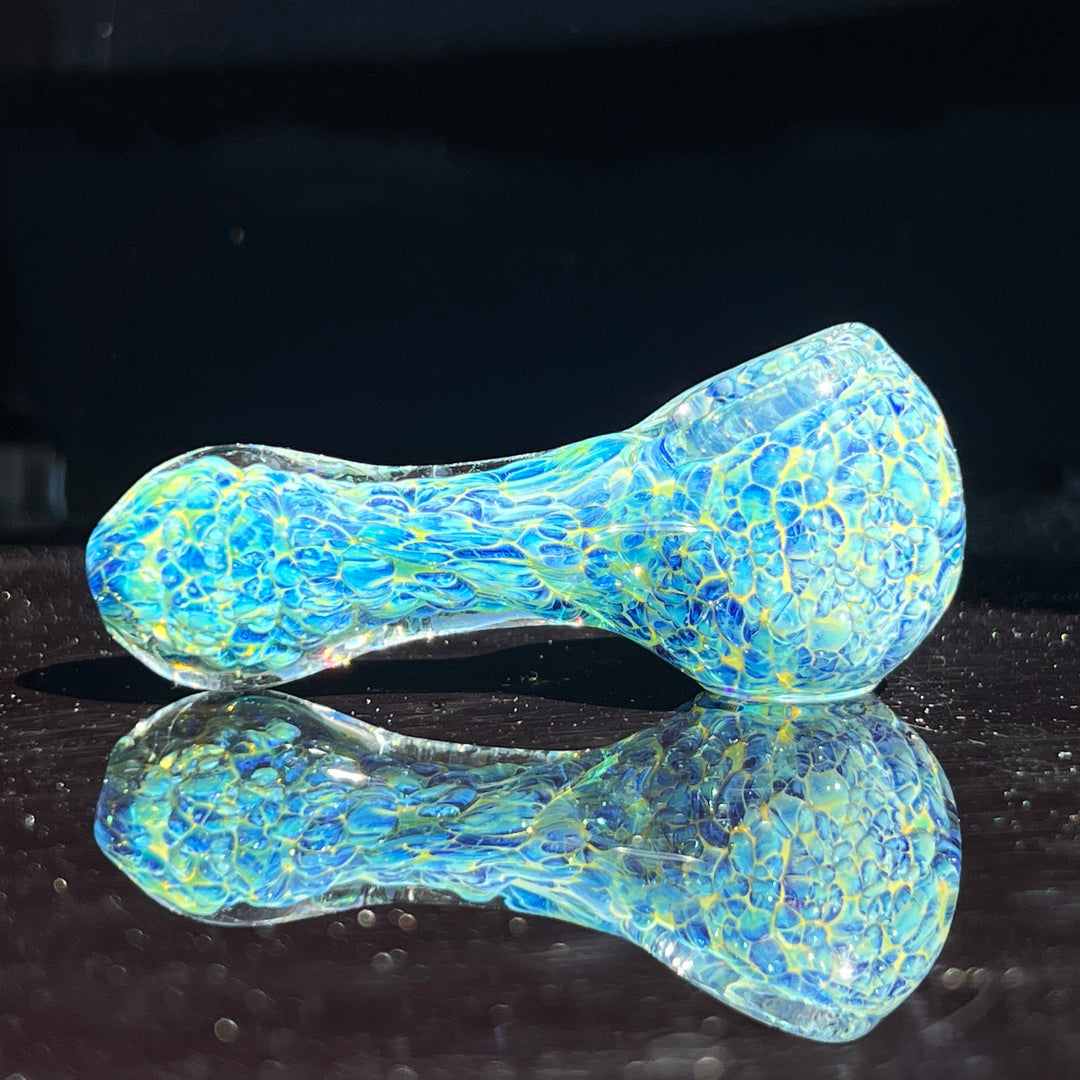 Blue Peanut Glass Handle
