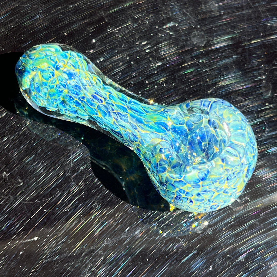 Blue Peanut Glass Handle