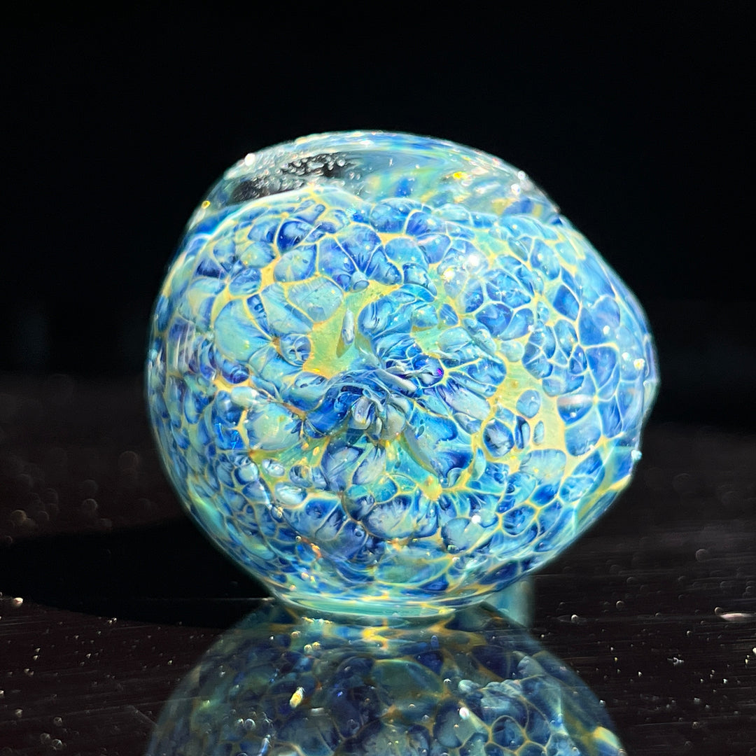 Blue Peanut Glass Handle