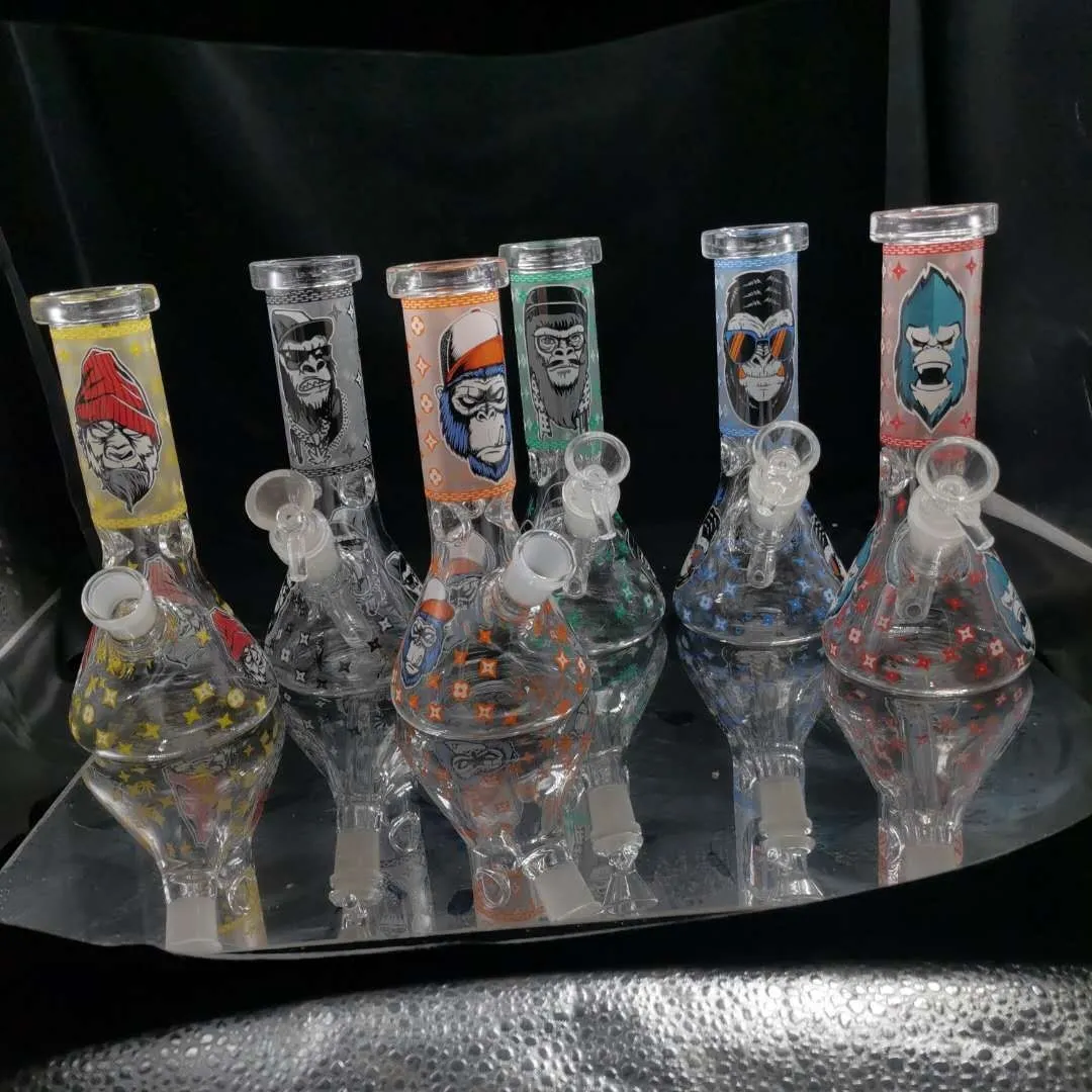 Glow-in-the-dark gorilla Glass bong