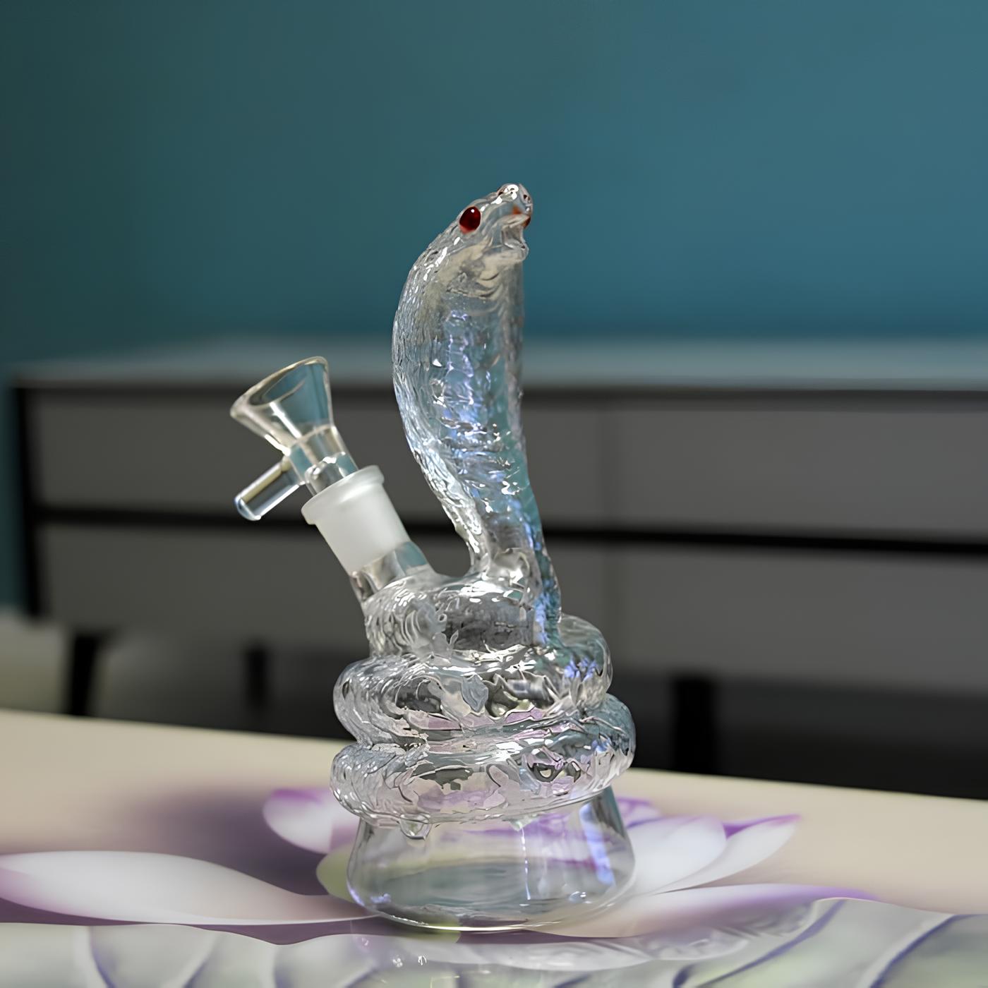 Snake Shaped  Glass Pipe