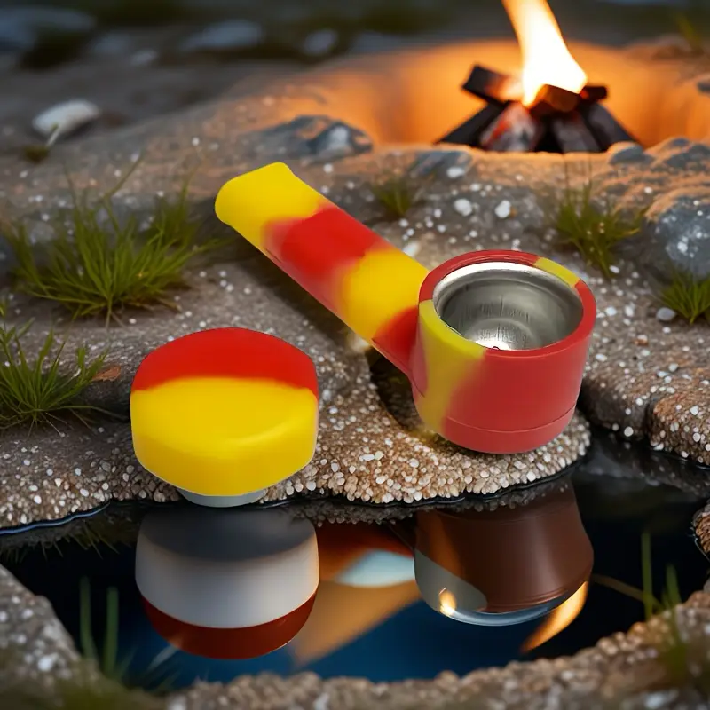 Balai Unbreakable Silicone Pipe Easy Clean Anti-Block Design Random Colour 3 Styles