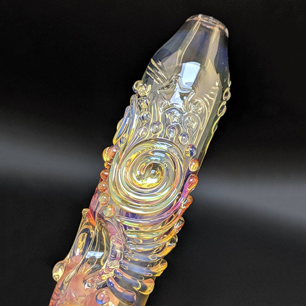 Swirls and Stars Glass Handle