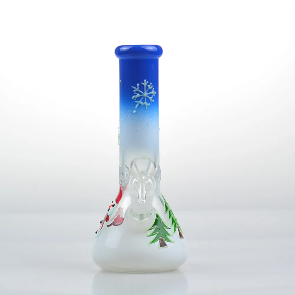 Santa Claus Glass Beaker