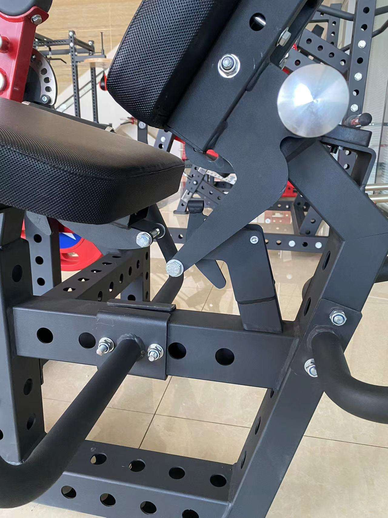 Factory Direct Adjustable Multi-Functional Workout Gym Equipment Metal Leg Extension Curl Machine Plate Fitness Equipment