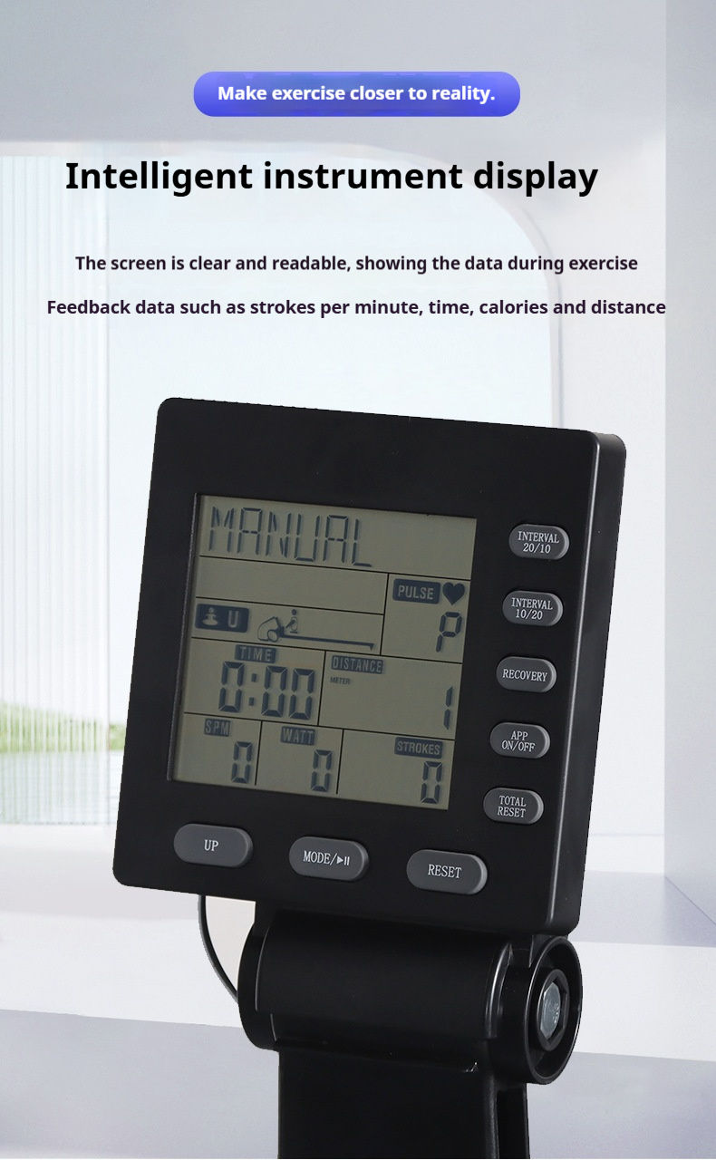 Factory Directly Hot Selling Commercial Club/Gym/Home Fitness Equipment Indoor Cardio Wind Resistance Air Rower Rowing Machine