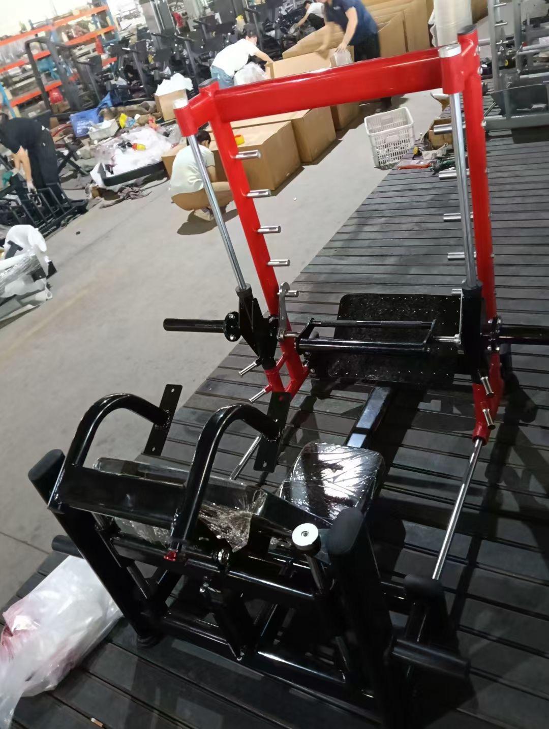 Dezhou Professional Plate Loaded Hip Thrust Machine for Glutes Commercial Gym Strength Equipment Hip Bridge Machine Glue Machine