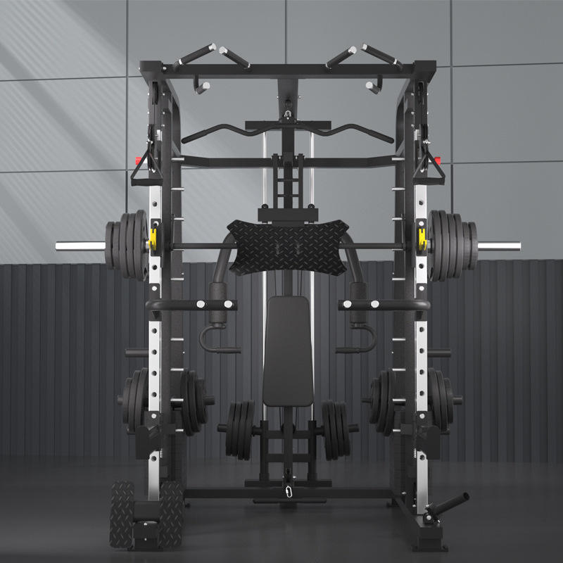 Commercial Comprehensive Fitness Equipment Multifunctional Trainer Bodybuilding Gym Equipment Smith Machine Squat Rack
