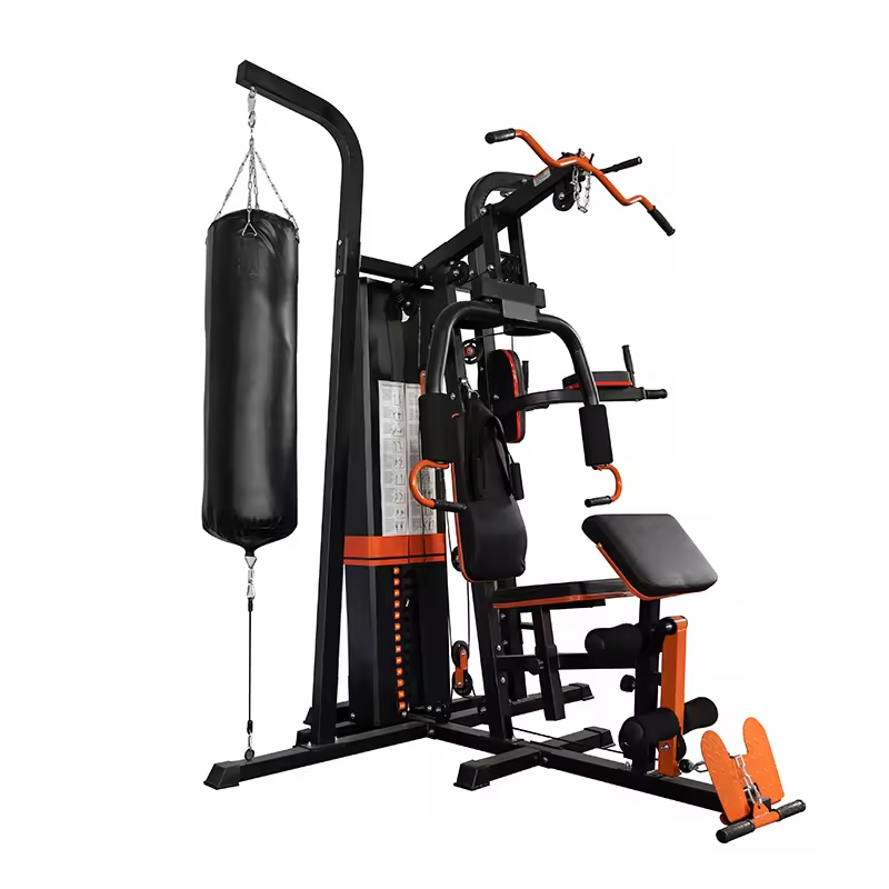 Three-Station Smith Machine Strength Training Equipment Comprehensive Fitness